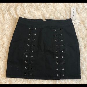 PacSun double black skirt